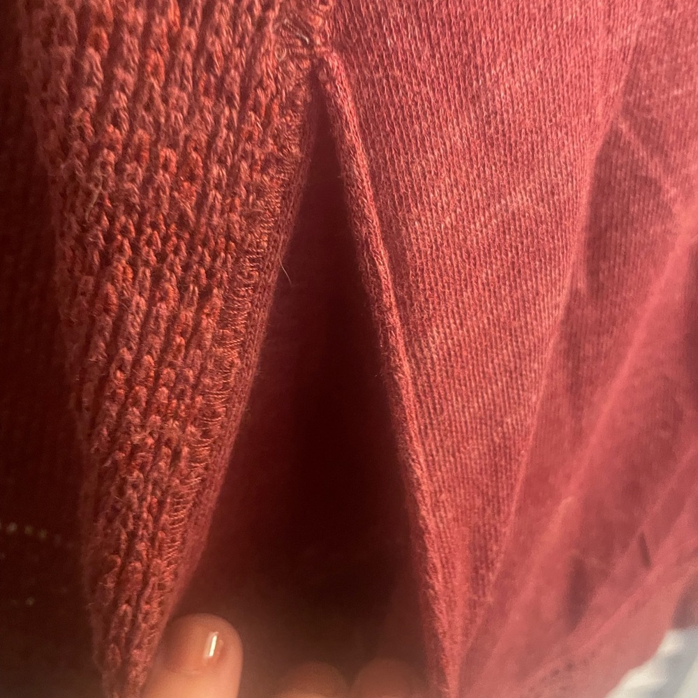 Lucky Brand XL Cowl Neck Sweater. Includes 1 front pockets for both hands - Picture 4 of 10